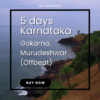Gokarna beach view from hilltop – coastal trail in Karnataka’s spiritual shorelines