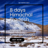 Snowy mountain and lake in Himachal – offbeat adventure and nature escape itinerary