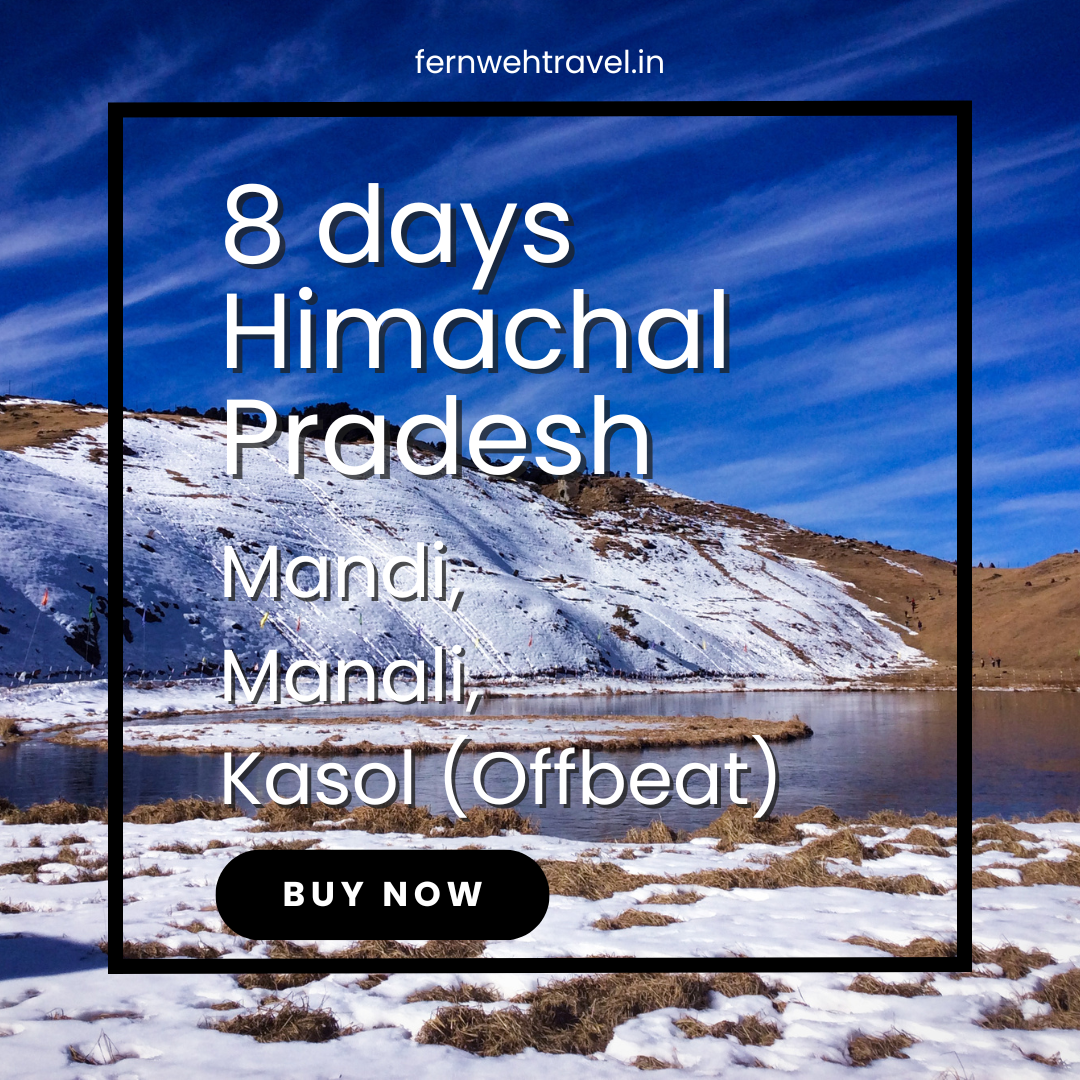 Snowy mountain and lake in Himachal – offbeat adventure and nature escape itinerary