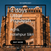 Buland Darwaza at Fatehpur Sikri showcasing Mughal architecture in golden sunlight