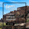 Embark on a 7-day royal trail through Rajasthan—from the lakes of Udaipur to the blue city charm of Jodhpur and the golden sands of Jaisalmer. Palaces, forts, camel rides, shopping, and sunsets in the desert—this trip has it all.